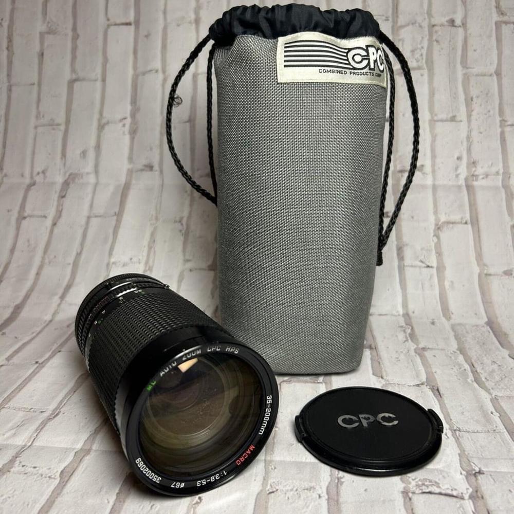 CPC HPS 35-200mm F/3.5-4.8 MACRO MC lens for MINOLTA MD mount camera With Case